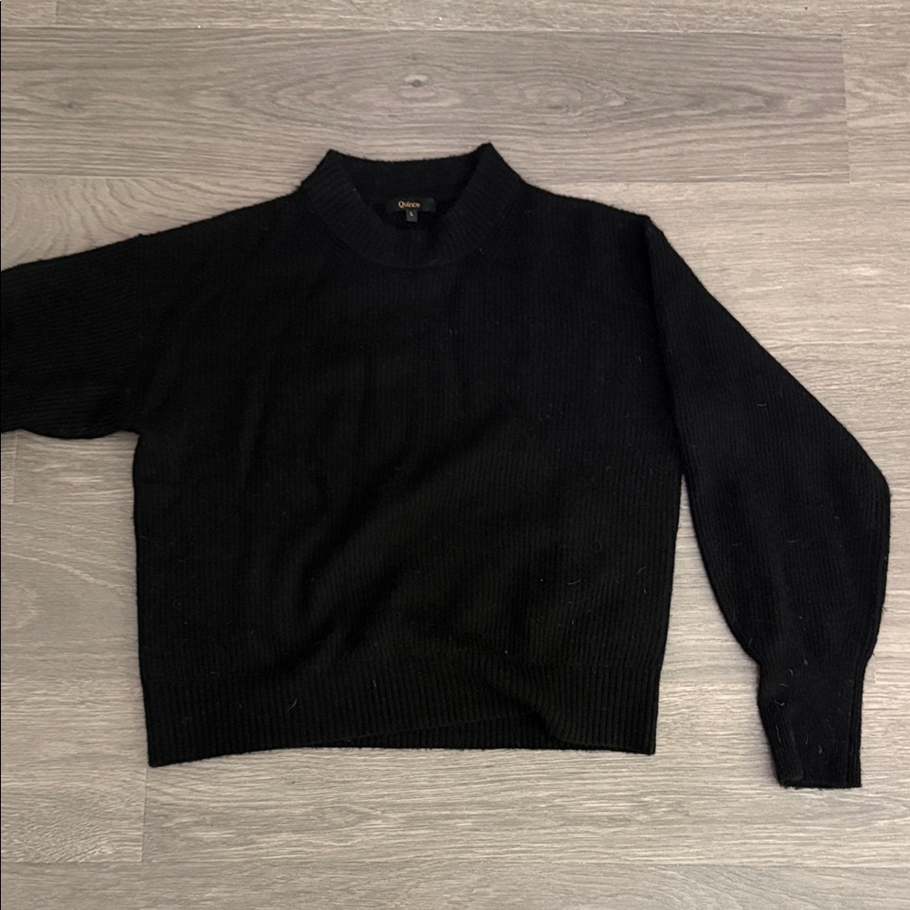 Quince Black Alpaca 🦙 sweater